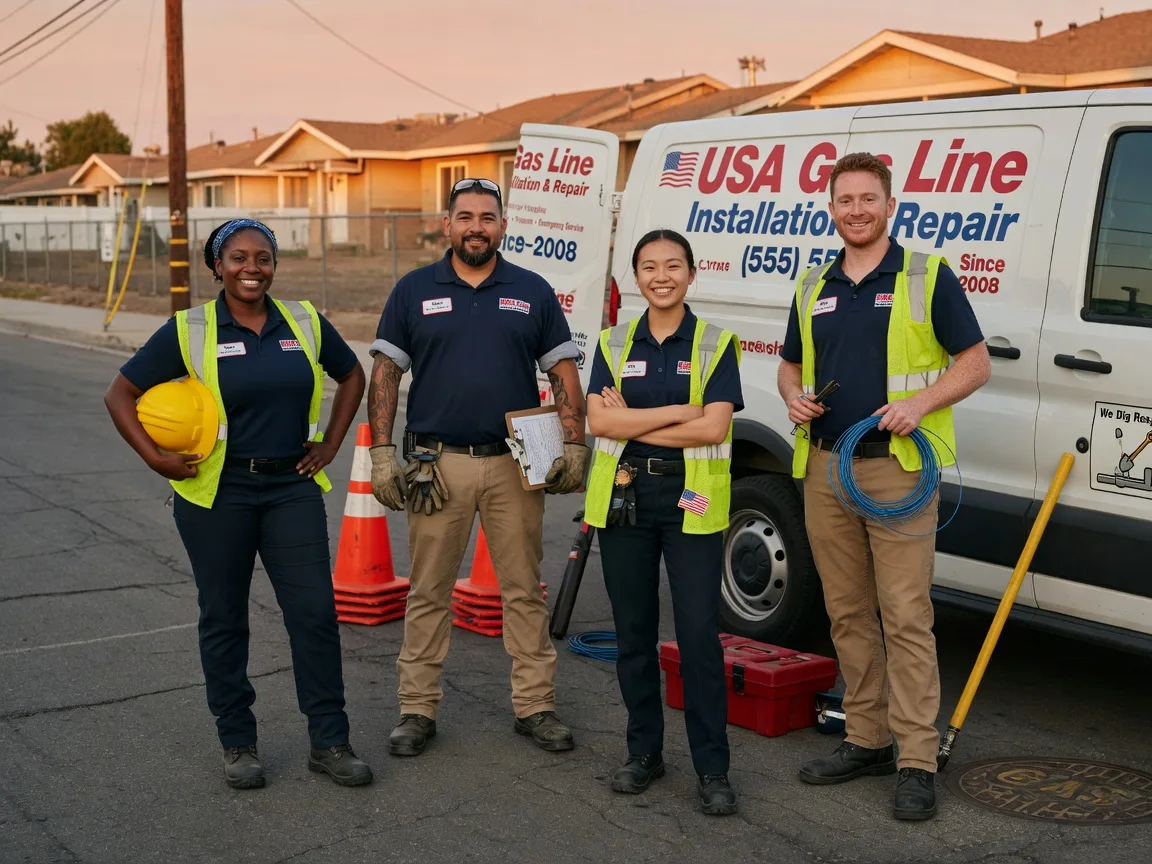 Gas Line Installation company in Wayland, IA